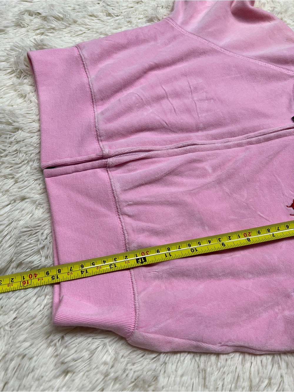 PINK Victoria's Secret Pink Short-Sleeve Hooded Full Zip Jacket Y2K Vintage - Picture 11 of 11